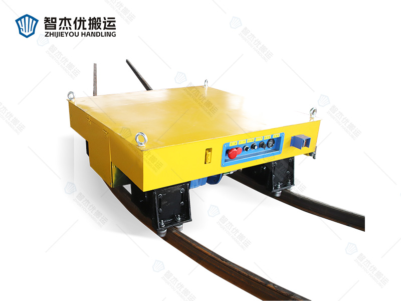 自動拐彎軌道搬運車 弧形軌道工件轉(zhuǎn)運平板車